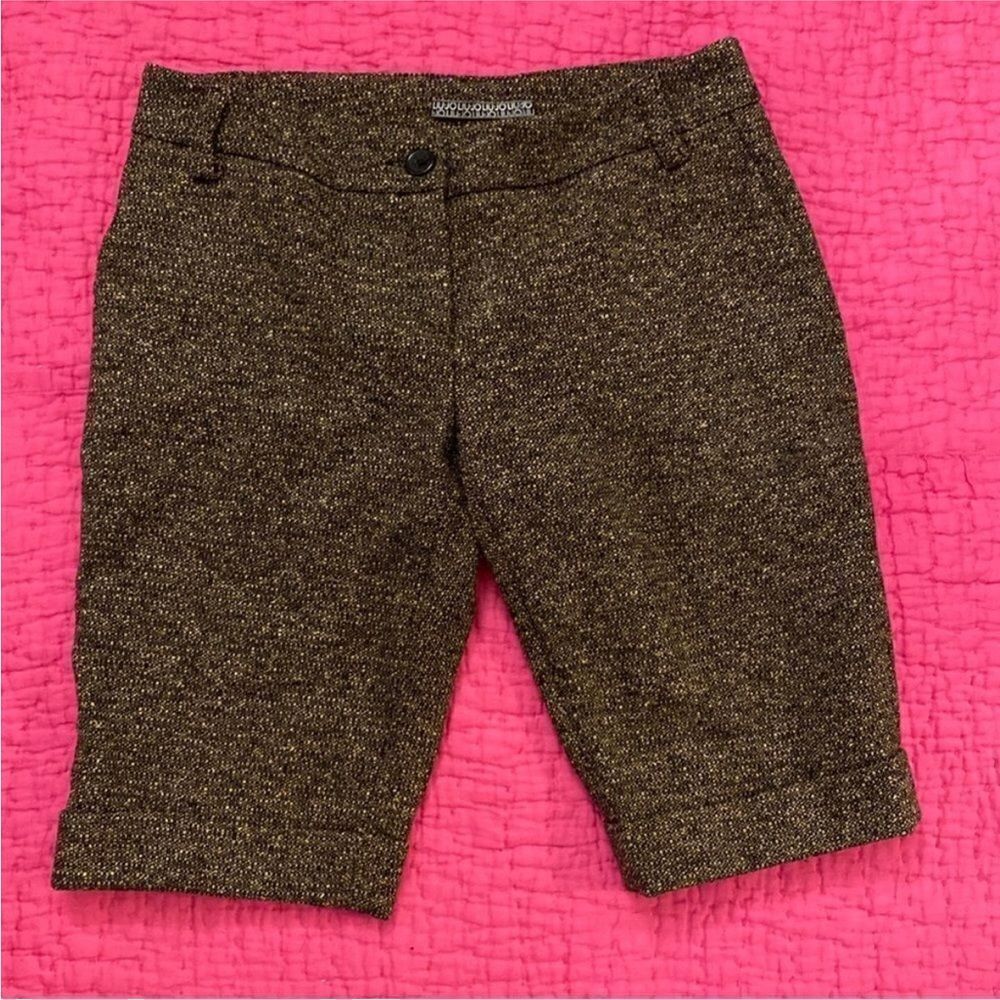 Lui Jo  Brown Tweed Women Shorts, US4